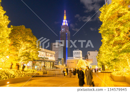 <東京>新宿冬季燈光秀 134579945