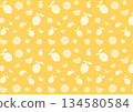 Seamless lemon pattern 134580584