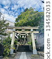 Torii gate of Hie Shrine in Shuzenji, Izu 134582033