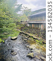Shuzenji Temple in Izu, surrounded by fresh greenery 134582035