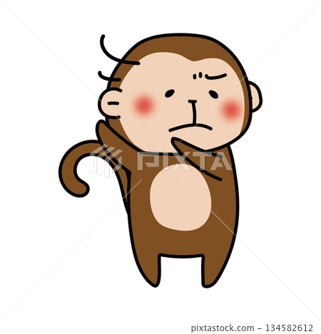 Reluctant monkey 134582612