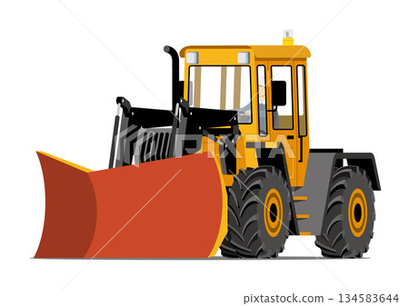 雪犁_雪犁推土機 134583644