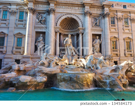 Rome in the summer (photographed in summer 2019) 134584173