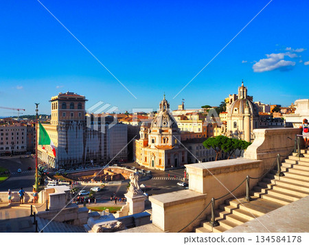 Rome in the summer (photographed in summer 2019) 134584178
