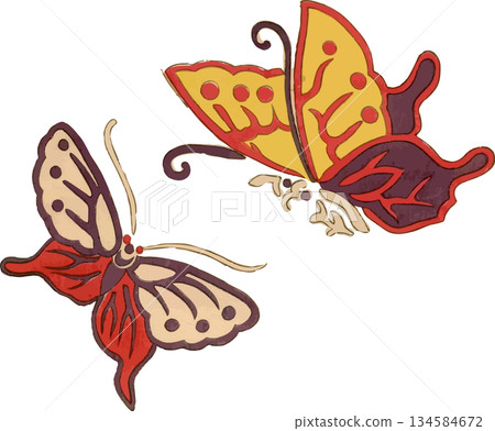 A butterfly pattern A butterfly pattern 134584672