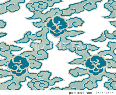 Cloud pattern Cloud pattern 134584677