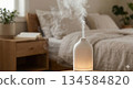 Bed and humidifier 134584820