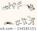 The Rabbit and Frog from Choju Giga 134585151