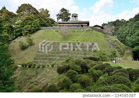 Toyota City, Aichi Prefecture: Asuke Castle "Mayumiyama Castle" - a restored medieval mountain castle park Toyota City, Aichi Prefecture: Asuke Castle "Mayumiyama Castle" - a restored medieval mountain castle park 134585387