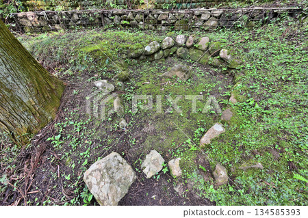 Toyota City, Aichi Prefecture: Asuke Castle "Mayumiyama Castle" - a restored medieval mountain castle park Toyota City, Aichi Prefecture: Asuke Castle "Mayumiyama Castle" - a restored medieval mountain castle park 134585393