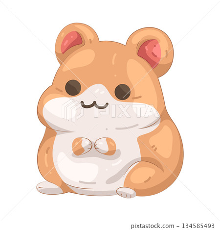Illustration of hamster Illustration of hamster 134585493