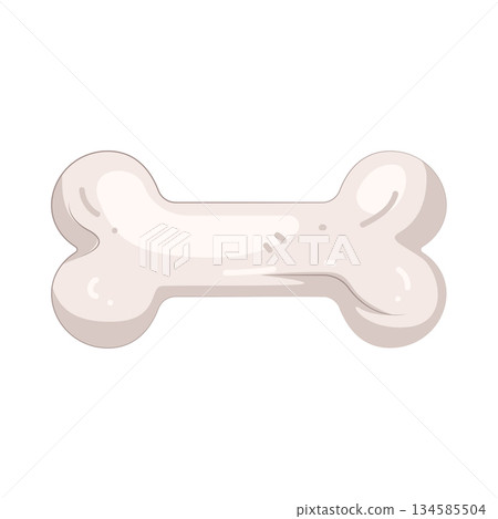 Illustration of dog bone Illustration of dog bone 134585504