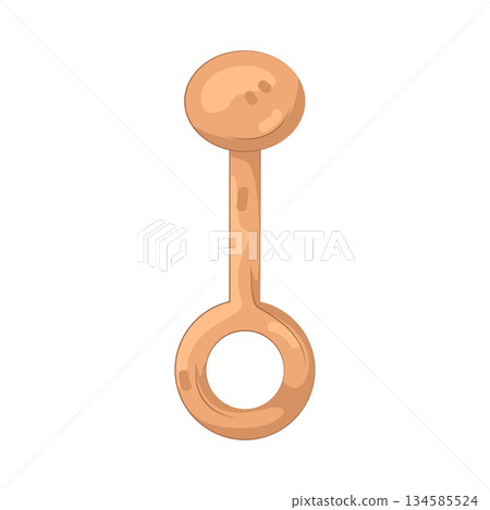 Illustration of pet chew toy 134585524