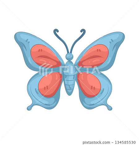 Illustration of butterfly Illustration of butterfly 134585530