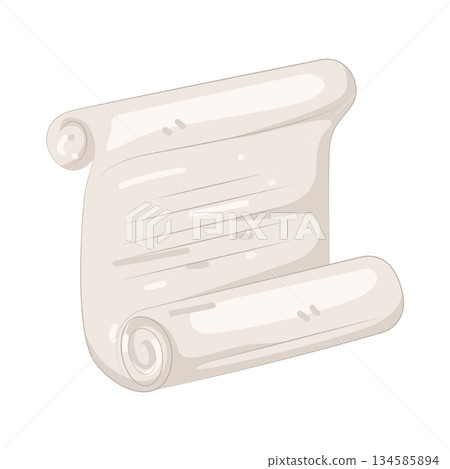 Illustration of certificate roll  134585894