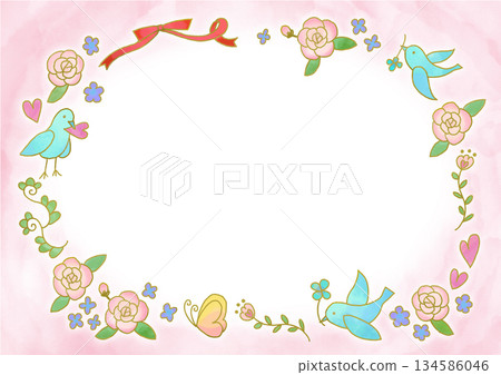 少女可愛相框 134586046