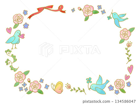 少女可愛相框 134586047