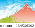 Animals climbing Mount Fuji, as imagined by Katsushika Hokusai 134586302
