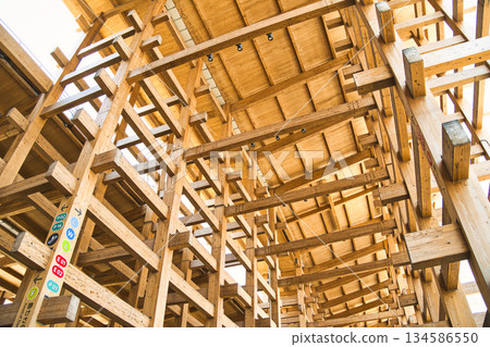 半木造建築的美景 半木造建築的美景 134586550
