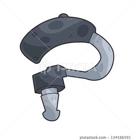 illustration of Hearing Aid 134586591