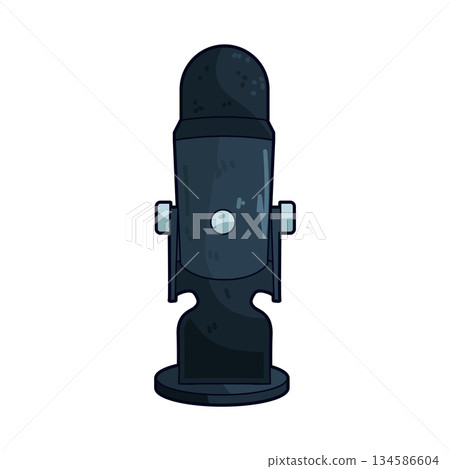 illustration of Microphone illustration of Microphone 134586604