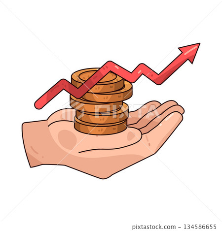 illustration of Growth  134586655