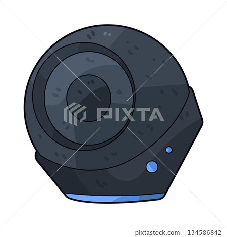 illustration of security camera illustration of security camera 134586842