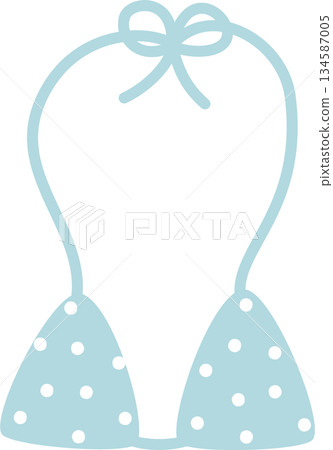 summer beach bikini icons tropical vacation ornaments decoration element, flat jpg illustration cartoon character costume design summer beach bikini icons tropical vacation ornaments decoration element, flat jpg illustration cartoon character costume design 134587005