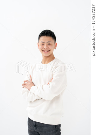 男孩，青少年，肖像 134587237