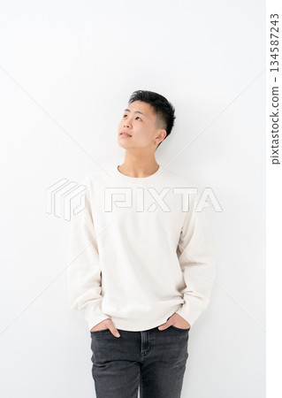 男孩，青少年，肖像 134587243
