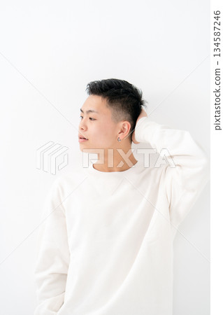 Boy, teenage, portrait Boy, teenage, portrait 134587246