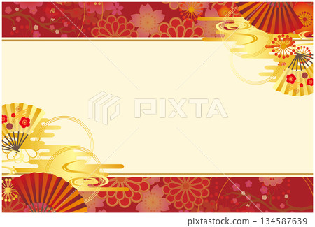 New year japanese style background 134587639
