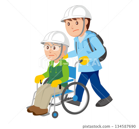 老人輪椅災難疏散 01 134587690