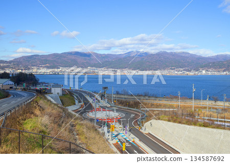 Lake Suwa Smart Interchange [Okaya City] 134587692