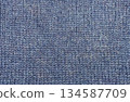 Navy blue stockinette knit background 134587709