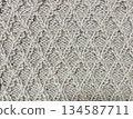 Cross knit fabric 134587711