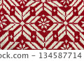 Snow braided pattern 134587714