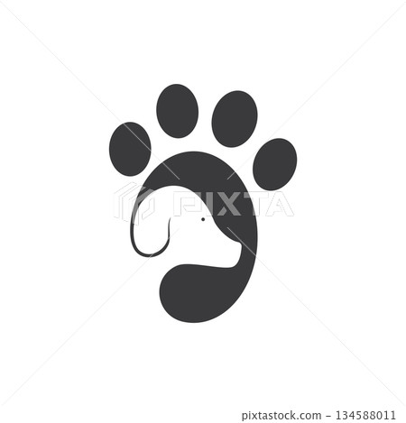 Dog head Illustration Dog head Illustration 134588011