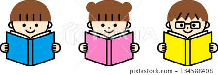 一個孩子讀一本書 一個孩子讀一本書 134588408