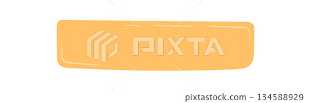 Hand drawn organic frame with sticker and rectangle card shape. Blob patch and label border with playful doodle background for banner or text element in bright orange. Hand drawn organic frame with sticker and rectangle card shape. Blob patch and label border with playful doodle background for banner or text element in bright orange. 134588929