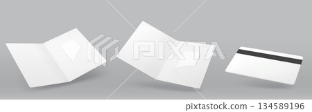 Hotel key card mockup set Hotel key card mockup set 134589196