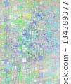 Grunge random square pattern background image 134589377