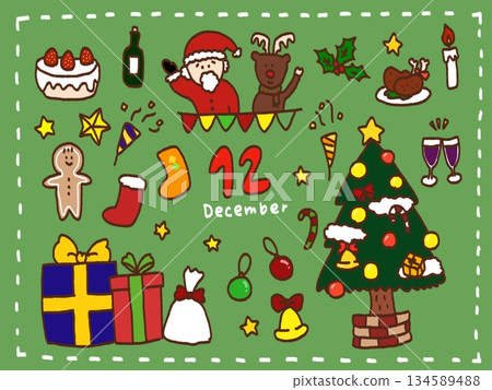 12 月插圖集 134589488