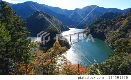 Okuoikojo Station Autumn 134591256