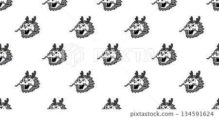 dragon seamless pattern chinese new year vector cartoon character face head monster doodle tile backgroud gift wrapping paper repeat wallpaper scarf isolated illustration design dragon seamless pattern chinese new year vector cartoon character face head monster doodle tile backgroud gift wrapping paper repeat wallpaper scarf isolated illustration design 134591624