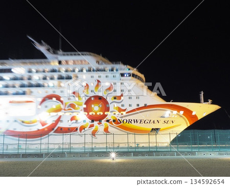 Shizuoka Prefecture, Norwegian Sun leaving shore, December Shizuoka Prefecture, Norwegian Sun leaving shore, December 134592654