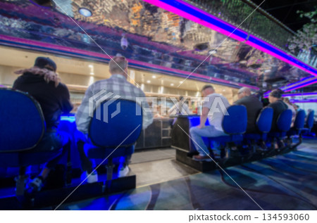 Blurred images of popular restaurants in Las Vegas Blurred images of popular restaurants in Las Vegas 134593060