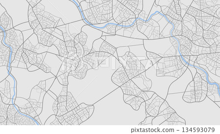 Abstract urban geography background for navigation design or architectural planning. Vector illustration. Abstract urban geography background for navigation design or architectural planning. Vector illustration. 134593079