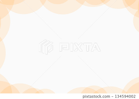 Orange random circle design frame Orange random circle design frame 134594002