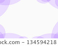 Purple random circle design frame 134594218